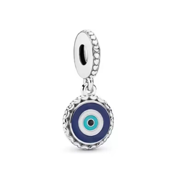 Pandora Jewelry - Pandora Silver and Blue Evil Eye Charm